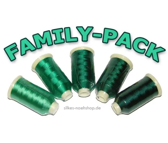 Maschinenstickgarn Set RAYON FAMILY-PACK wood