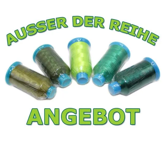 Maschinenstickgarn Set Nr.11 grün