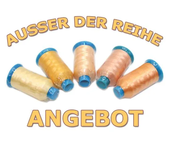 Maschinenstickgarn Set Nr.12 haut