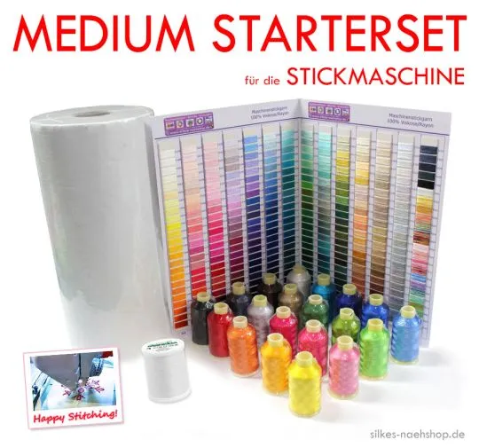 Medium STARTER-SET für die STICKMASCHINE