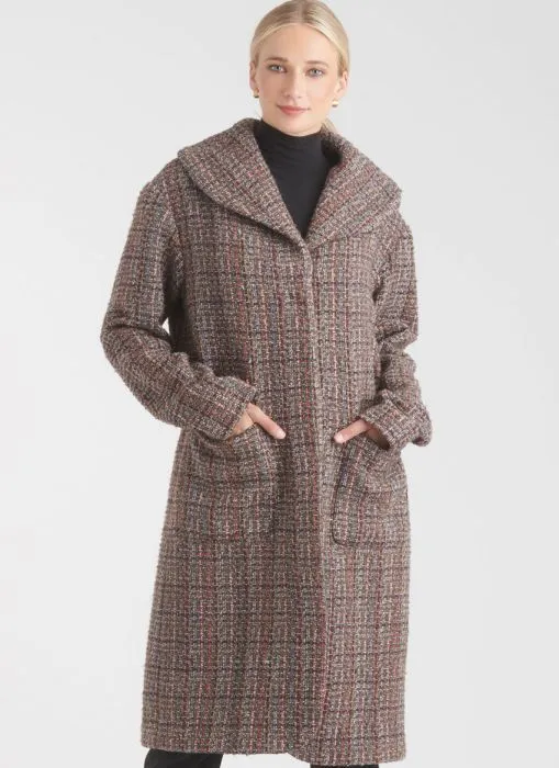 N6767 NewLook Schnittmuster Mantel XS-XL EASY