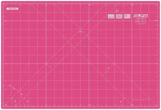 OLFA Schneidematte pink 45x60cm