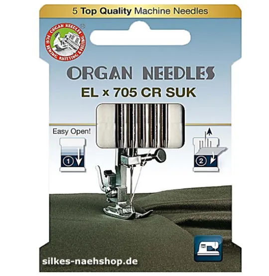 ORGAN Overlocknadeln Coverlock für Jersey