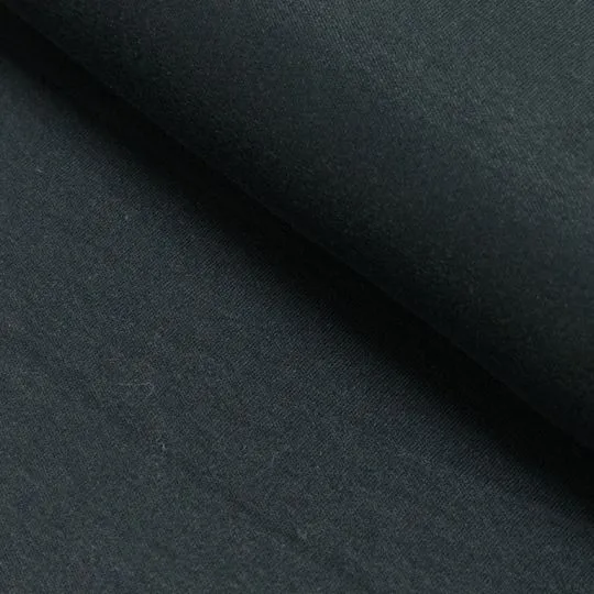 50cm Baumwolljersey Interlock schwarz