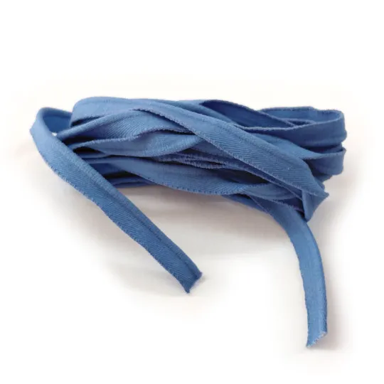 2m Paspelband elastisch jeansblau