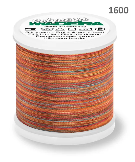 Madeira Polyneon Stickgarn MULTICOLOR 200m