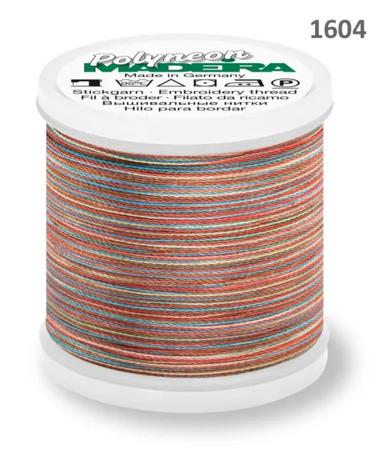 Madeira Polyneon Stickgarn MULTICOLOR 200m