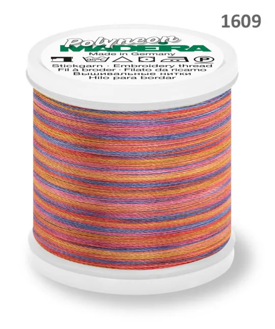Madeira Polyneon Stickgarn MULTICOLOR 200m