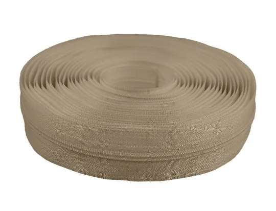 5m Endlosreißverschluß 3mm sand