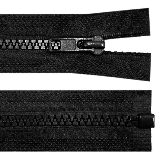 Reißverschluss teilbar schwarz 75cm