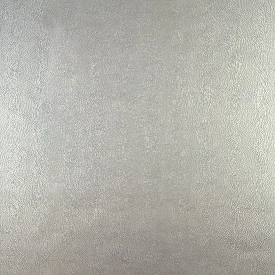 Rex Kunstleder genarbt Metallic Silber 30cm x 140cm