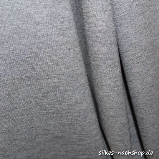 50cm Romanit-Jersey Punto di Roma hellgrau-meliert