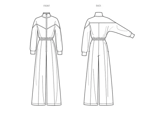 3011 Simplicity Schnittmuster Overall Jumpsuit