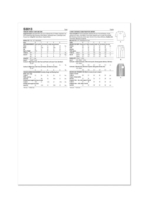 3013 Simplicity Schnittmuster Jungen-Outfit EASY!