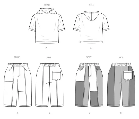 3013 Simplicity Schnittmuster Jungen-Outfit EASY!