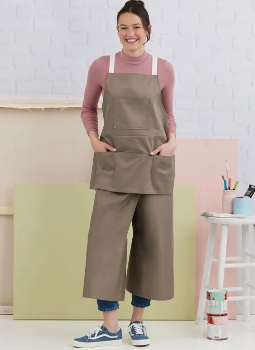 3021 Simplicity Schnittmuster Arbeitskleidung XS-XL EASY!