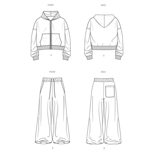 3037 Simplicity Schnittmuster Herren Freizeitanzug S-XXL