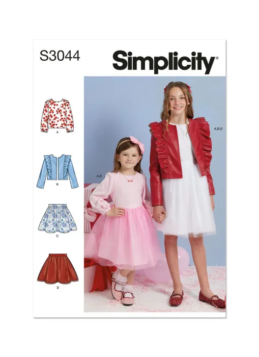 3044 Simplicity Schnittmuster Kinder Kombination