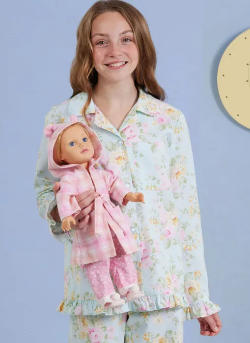 3045 Simplicity Schnittmuster Kinder Nachtwäsche EASY!