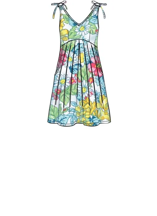 8910 Simplicity Schnittmuster Empire Kleid