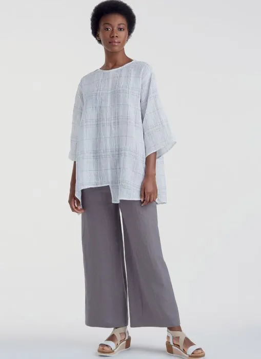 S9149 Simplicity Schnittmuster Blusenshirt Hose EASY!