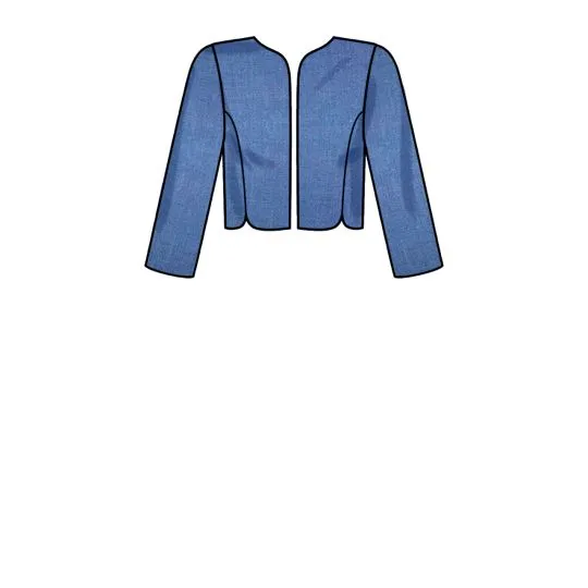9473 Simplicity Schnittmuster Kleid mit Jacke