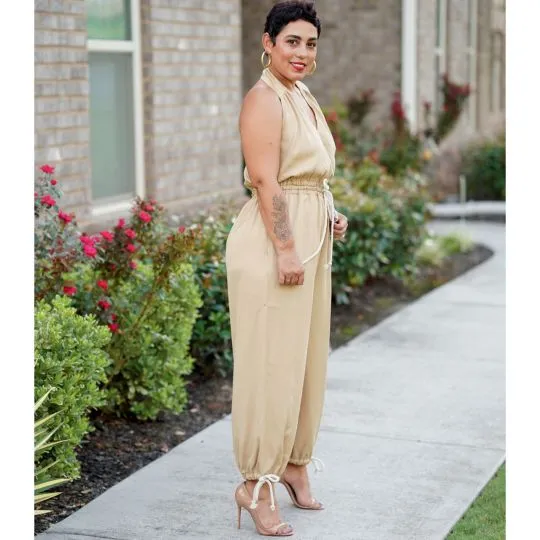 9480 Simplicity Schnittmuster Neckholder-Jumpsuit