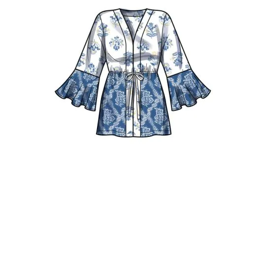 9603 Simplicity Schnittmuster Kaftan Morgenmantel
