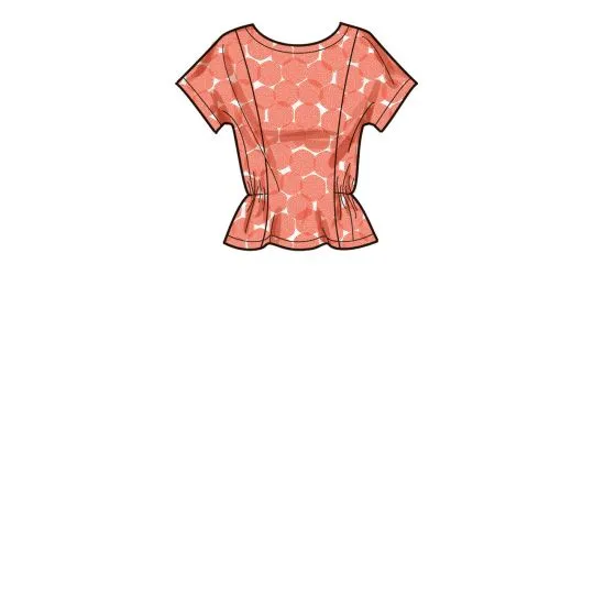 9612 Simplicity Schnittmuster Kombination