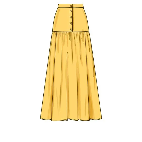 9613 Simplicity Schnittmuster Rock mit Top EASY!