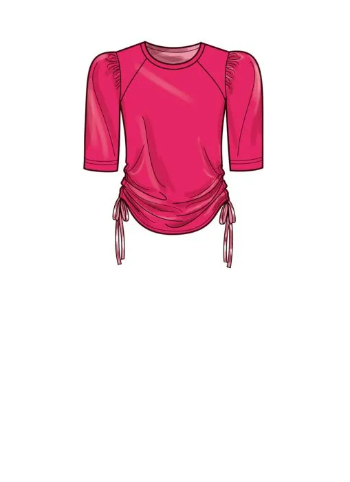 9645 Simplicity Schnittmuster Shirt in Raglanoptik EASY!