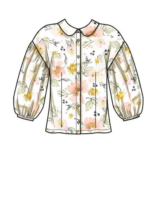 9646 Simplicity Schnittmuster Hemdbluse EASY!