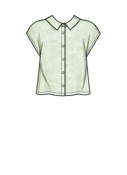 9646 Simplicity Schnittmuster Hemdbluse EASY!