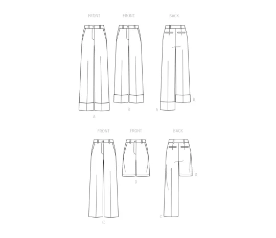 9647 Simplicity Schnittmuster Hose Shorts EASY!