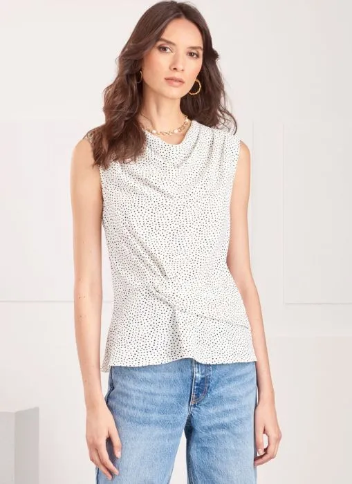 9706 Simplicity Schnittmuster Bluse mit Schößchen