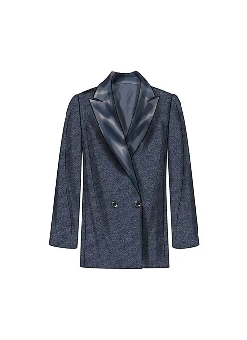 9825 Simplicity Schnittmuster Blazerjacke