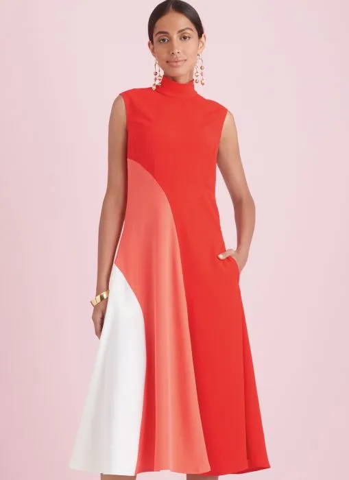 9886 Simplicity Schnittmuster Kleid