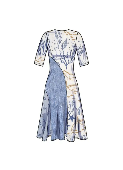 9886 Simplicity Schnittmuster Kleid