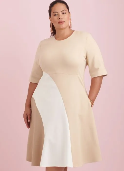 9887 Simplicity Schnittmuster Curvy Kleid