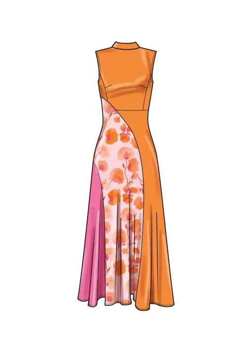 9887 Simplicity Schnittmuster Curvy Kleid