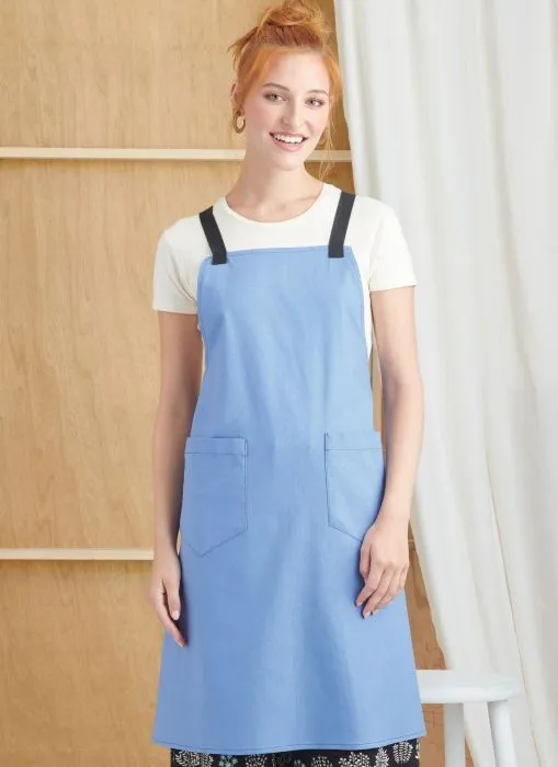 9907 Simplicity Schnittmuster Schürze Hose XS-XXL EASY!