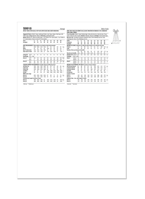 9918 Simplicity Schnittmuster Sommerkleid