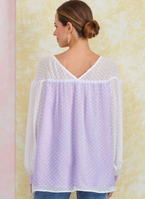 9921 Simplicity Schnittmuster Blusenshirt EASY!