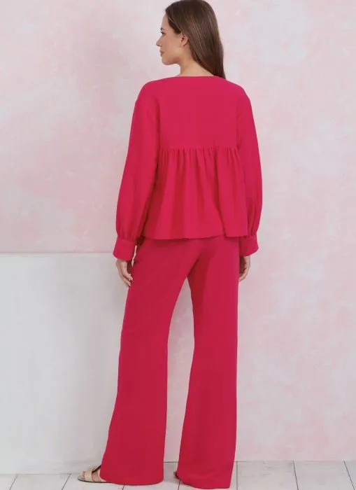 9928 Simplicity Schnittmuster Lounge-Ware XS-XXL EASY!