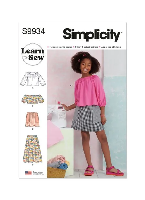 9934 Simplicity Schnittmuster Kinder-Bekleidung