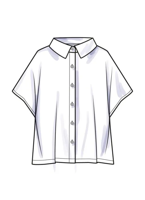 9952 Simplicity Schnittmuster Oversized Bluse S-XXL EASY!