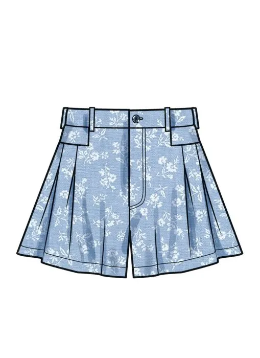 9955 Simplicity Schnittmuster Hose Shorts