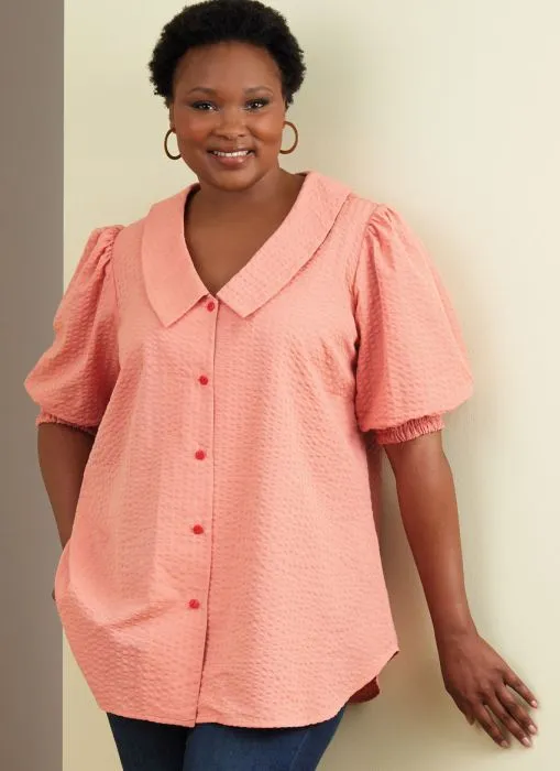 B6896 Butterick Schnittmuster Bluse