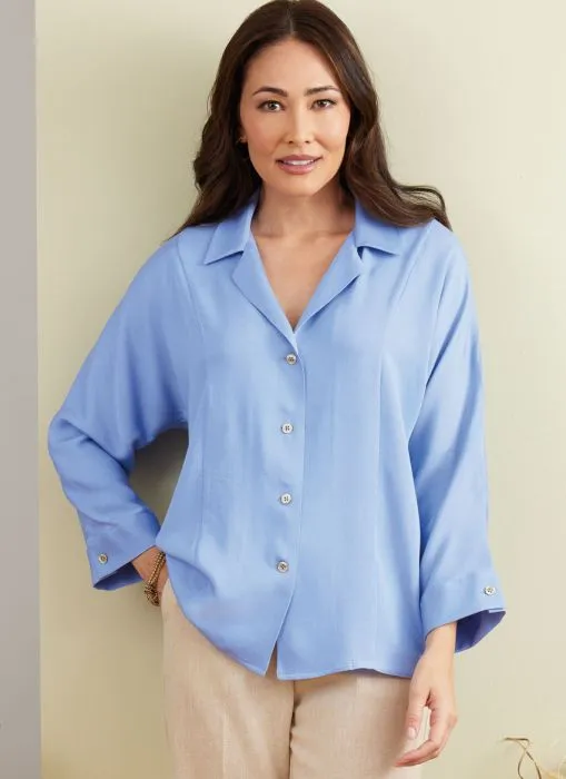 B6898 Butterick Schnittmuster Hemdbluse
