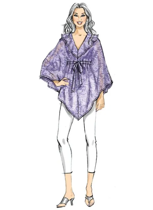 B6900 Butterick Schnittmuster Kaftan EASY!